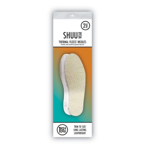 SHUU THERMAL FLEECE INSOLES 2 PAIRS