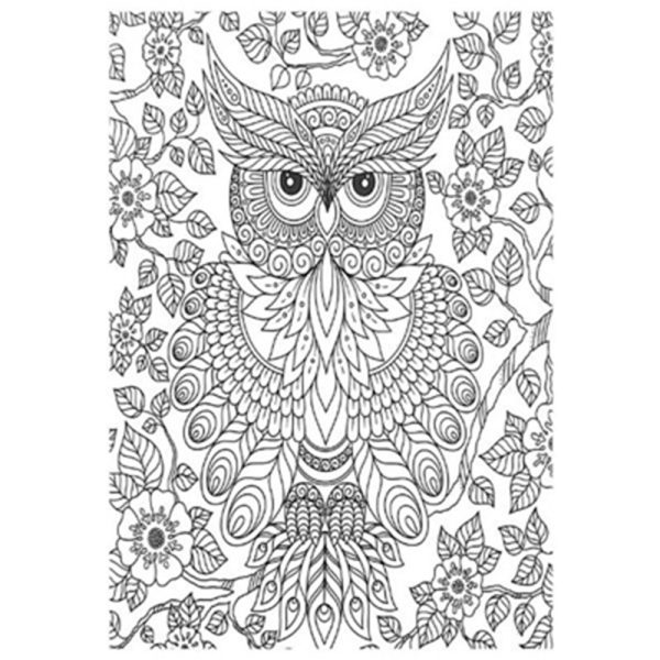 ADULT MIND RELAXATION COLOURING BOOK PACK OF 6