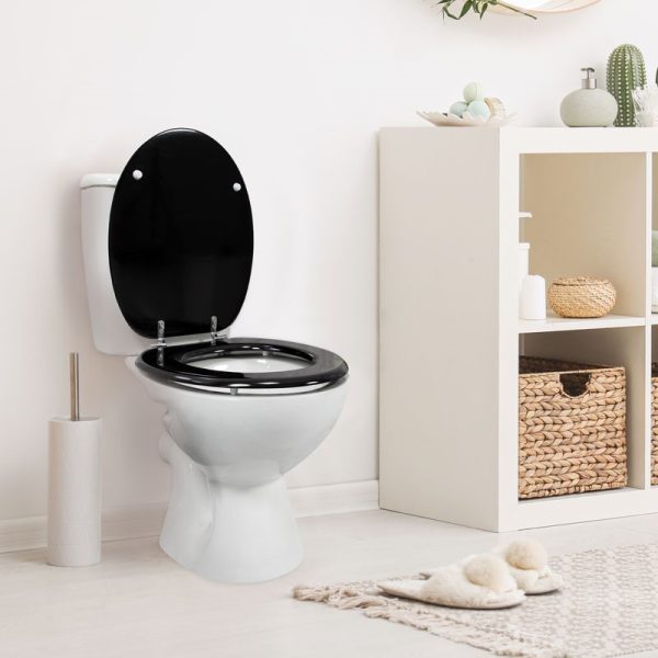 ANIKA TOILET SEAT BLACK GLOSS