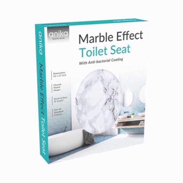 ANIKA TOILET SEAT MARBLE EFFECT