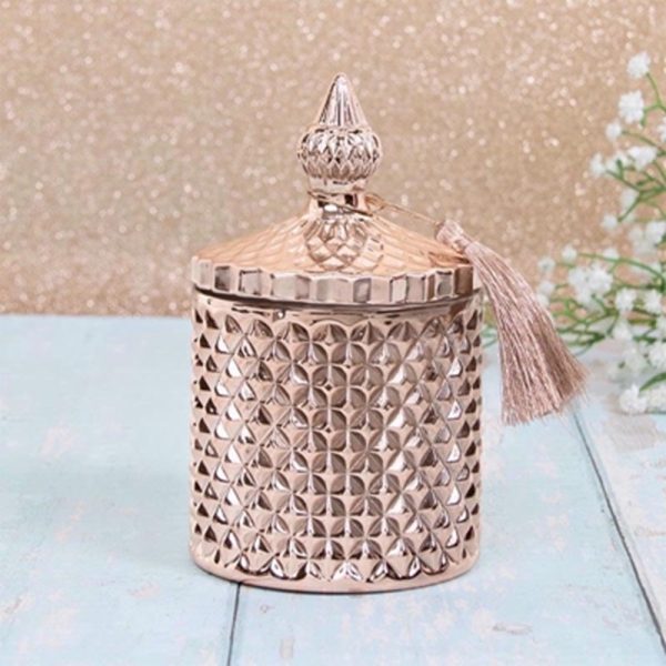 DESIRE CANDLE JAR RSEGLD BLOSSOM & HONEY MED