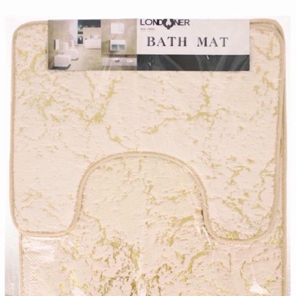 MEMORY FOAM BATH MAT SET ASS