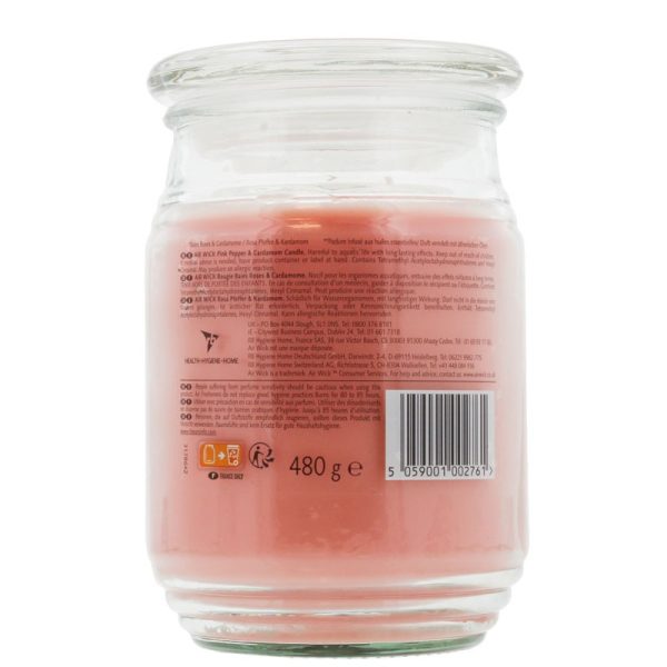 AIRWICK JAR CANDLE PEPPER & CARDAMOM 480G