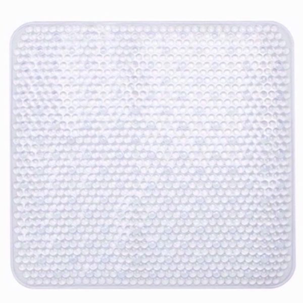 SABICHI BATH MAT SQUARE PVC CLEAR