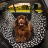 BRIGHT & HOMELY CAR SEAT & BOOT LINER BLACK PAW PRINT