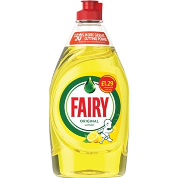 FAIRY WASHING UP LIQUID LEMON 320ML PACK OF 10