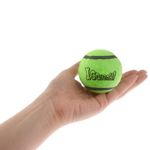 PET STORE SQUEAK TENNIS BALLS PACK OF 3 AST