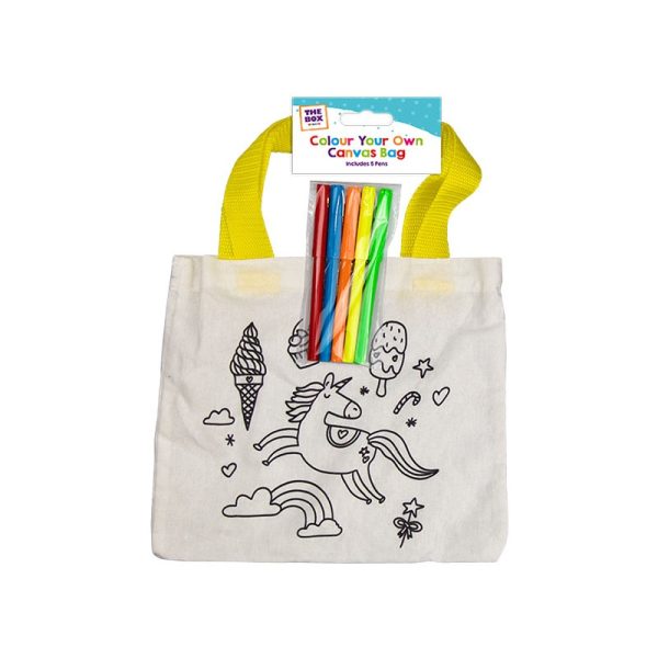 COLOUR IN YOUR OWN CANVAS BAG