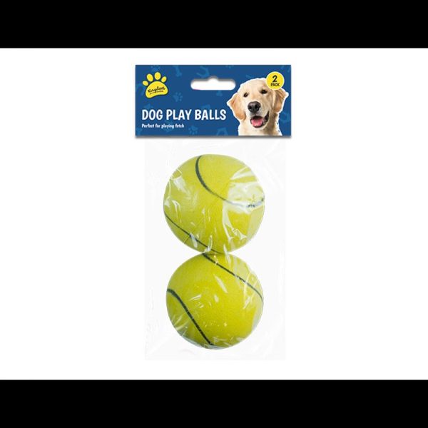 RUBBER PLAY BALL PACK OF 2