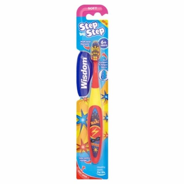 WISDOM TOOTHBRUSH STEP BY STEP 6+ PACK OF 12