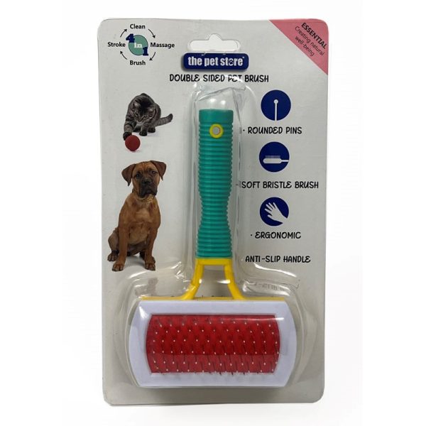 PET STORE DOUBLE SIDED PET BRUSH