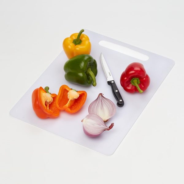 CHEF AID CHOPPING BOARD WHITE 40X30CM