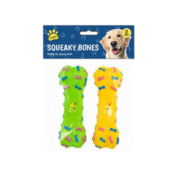 SQUEAKY BONE PACK OF 2