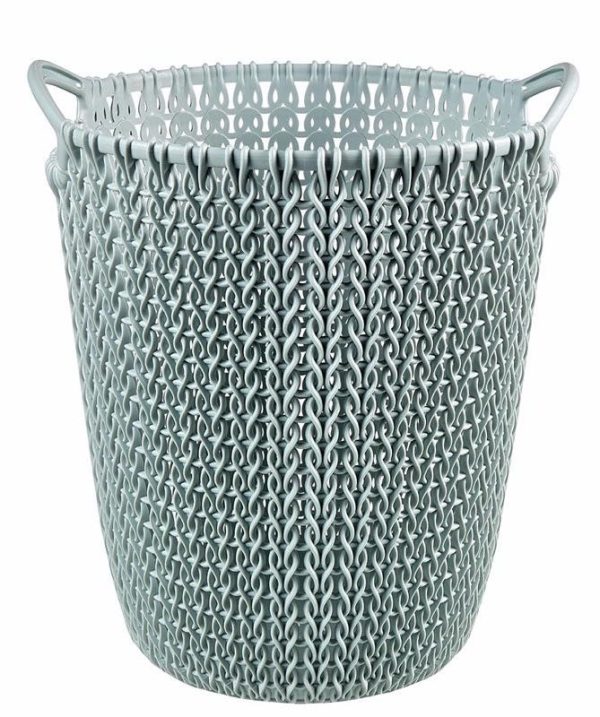 CURVER KNIT PAPER BASKET 7L BROWN