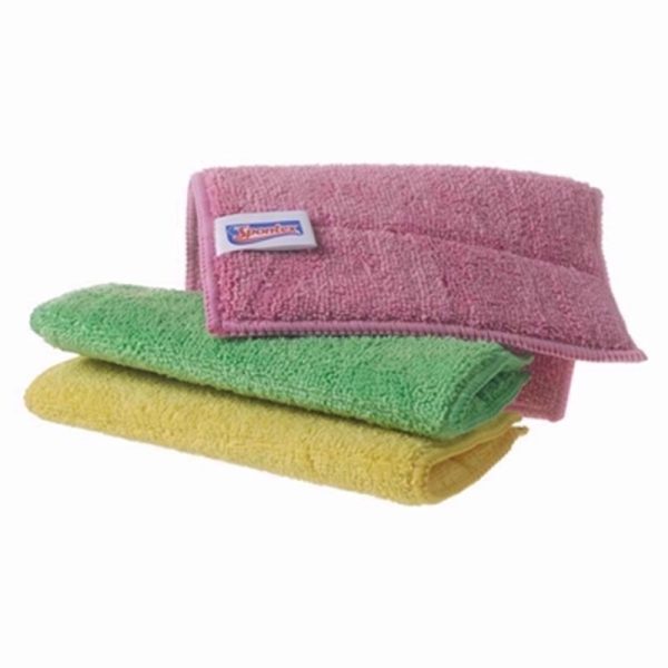 SPONTEX 3 MICROFIBRE PAD MULTI PACK