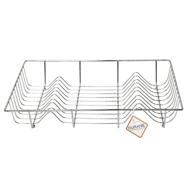 CHROME DISH DRAINER FLAT HEAVY 48X32X9CM - 9297