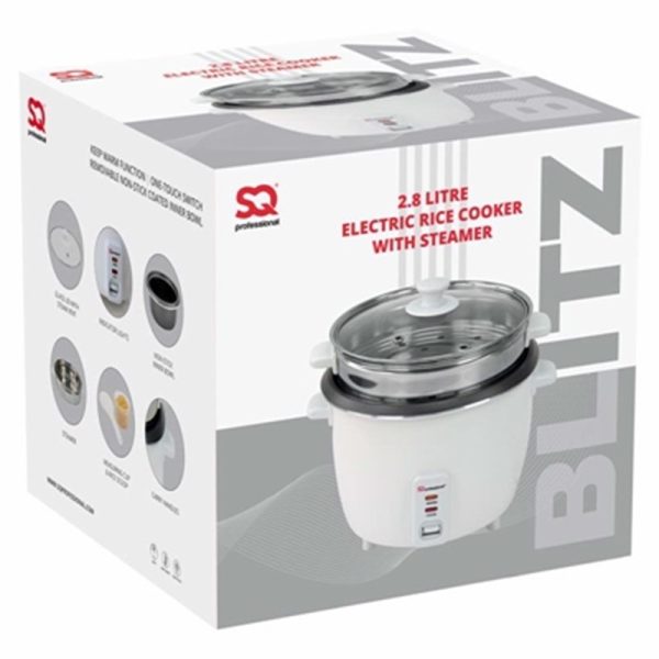 BLITZ RICE COOKER & STEAMER 2.8LTR 10083