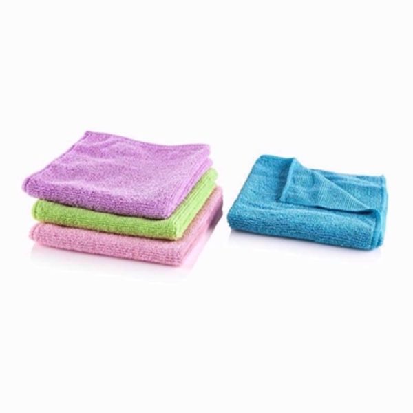 MINKY MICROFIBRE CLEANING 4 CLOTHS