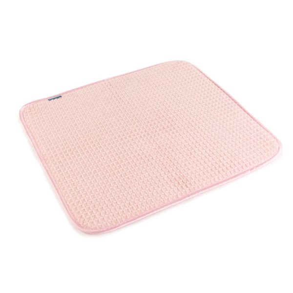 MINKY PASTAL PINK DRYING MAT ANTI-BAC