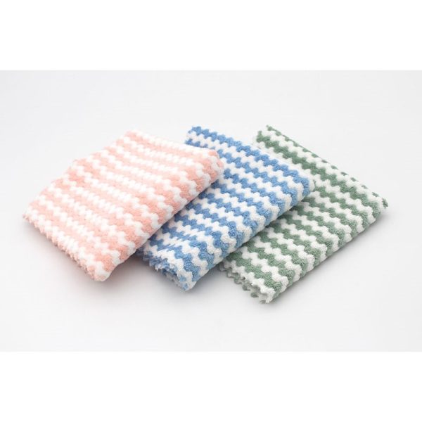 SOFT TOUCH MICROFIBRE TOWEL 3PC 32X 32CM