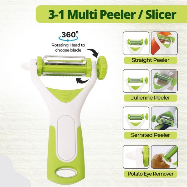 TOP 3 FOOD PEELER 3 IN 1