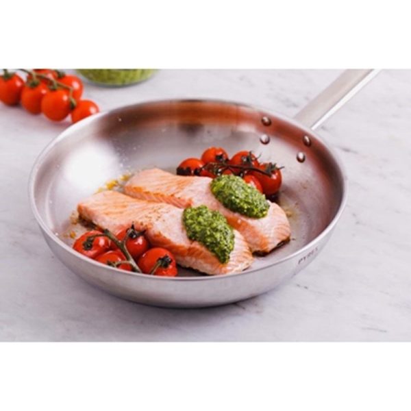 PYREX MASTER STAINLESS STEEL FRYING PAN 24CM