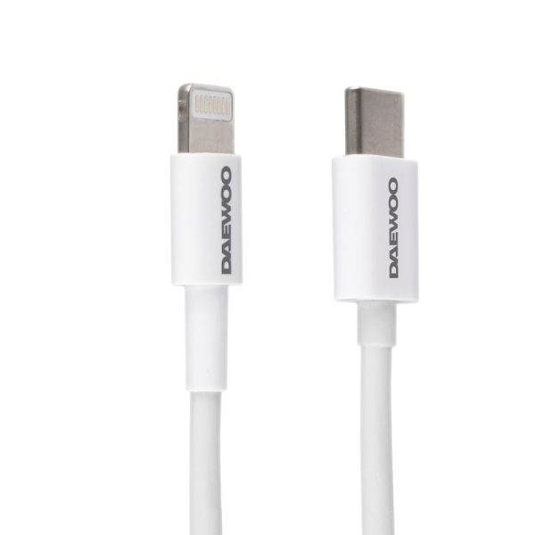 DAEWOO 1MTR USB-C TO 8 PIN LIGHTING CABLE ELA