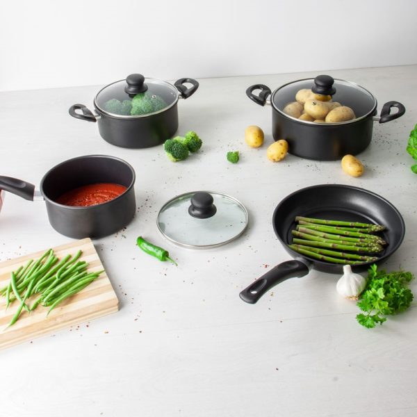 ULTIMATE COOKWARE CARBON STEEL 7PCE SET