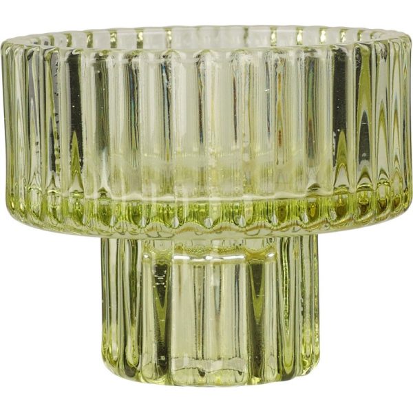 GLASS TEALIGHT HOLDER 3 ASSORTED HC6703040