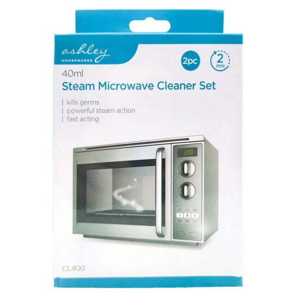 ASHLEY MICROWAVE CLEANER 40ML 2PCE SET