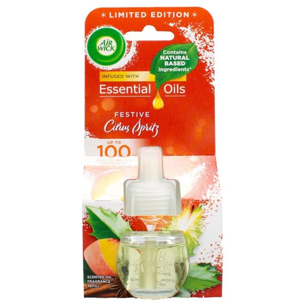 AIRWICK PLUG REFILL CITRUS SPRITS 19ML PACK OF 6