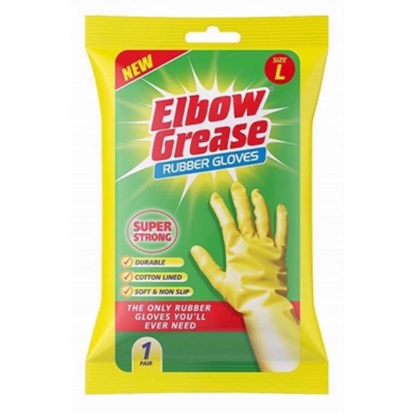 ELBOW GREASE RUBBER GLOVE LGE