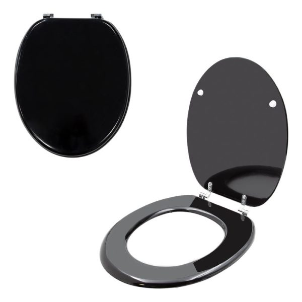 ANIKA TOILET SEAT BLACK GLOSS