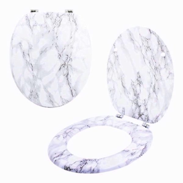 ANIKA TOILET SEAT MARBLE EFFECT