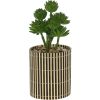 PLANT IN BAMBOO POT 8X8X19CM