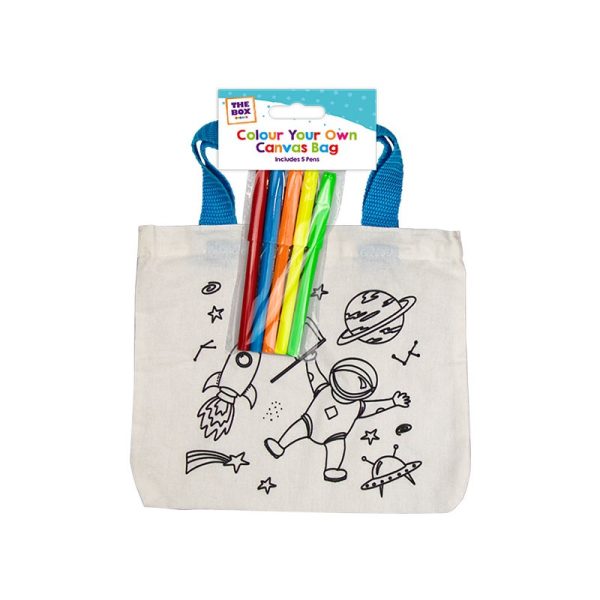 COLOUR IN YOUR OWN CANVAS BAG