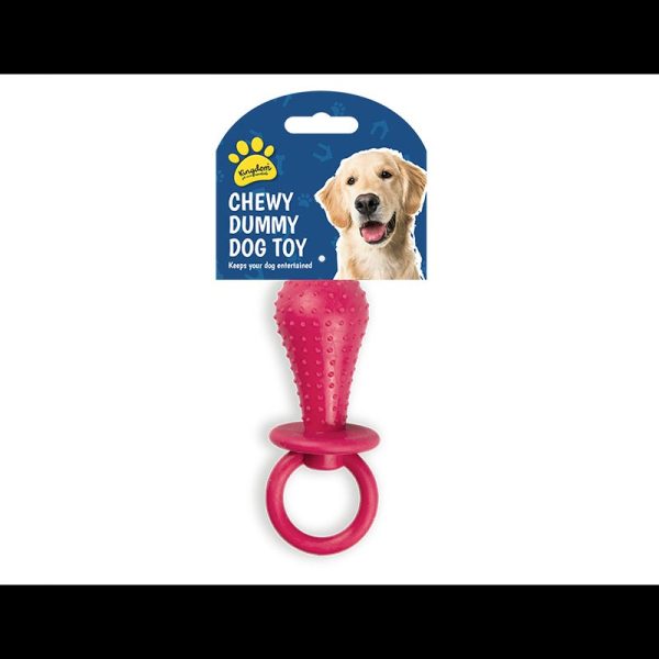 RUBBER DUMMY DOG TOY