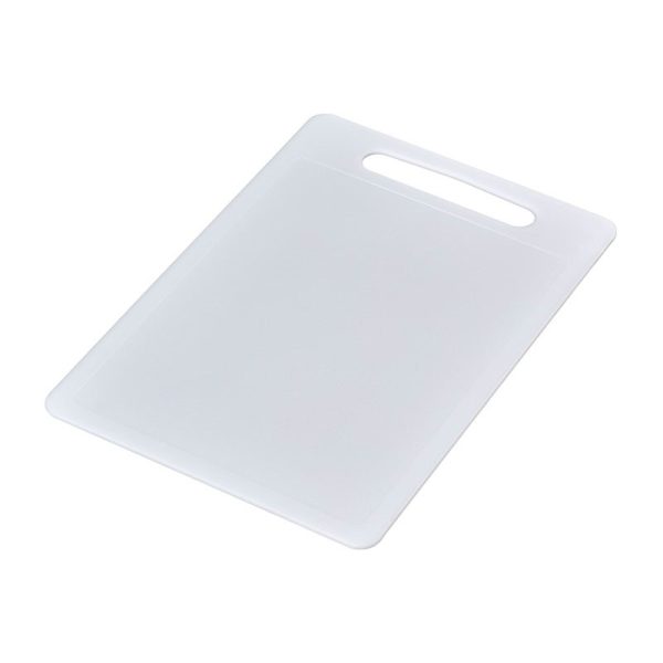 CHEF AID CHOPPING BOARD WHITE 35X25CM