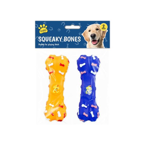 SQUEAKY BONE PACK OF 2