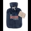 COUNTRYCLUB HOT WATER BOTTLE & PLUSH COVER 2L (ASSORTED DESIGNS)