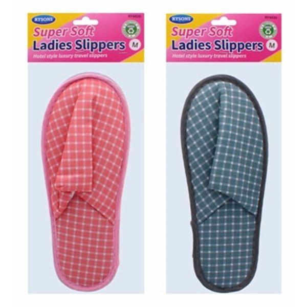 RYSONS SLIPPERS LADIES PEDICURE ASRTD SIZES