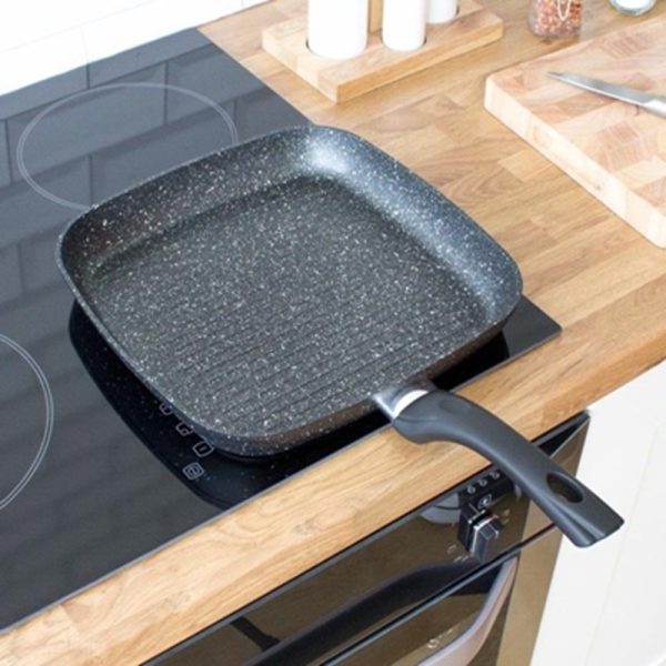 BLACKMOOR STONE GRIDDLE PAN 28CM