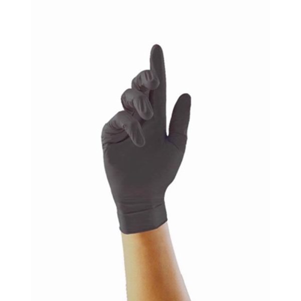 UNIGLOVES BLACK PEARL LARGE 100 GLOVES