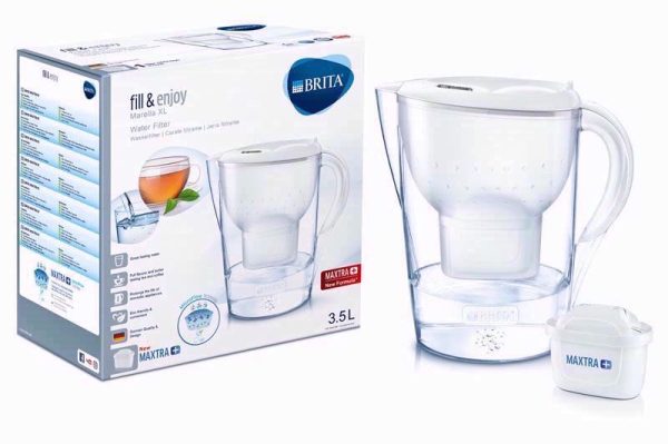 BRITA JUG MARELLA XL WHITE 3.5LT