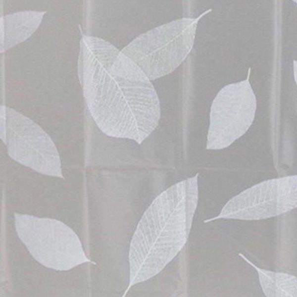 SABICHI PEVA SHOWER CURTAIN LEAVES