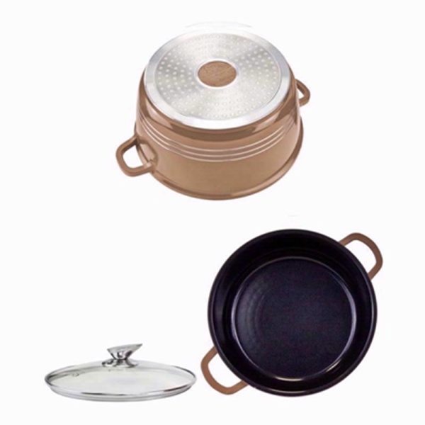 NEA DIECAST STOCKPOT SERAMIQ 5 SET CUPRUM