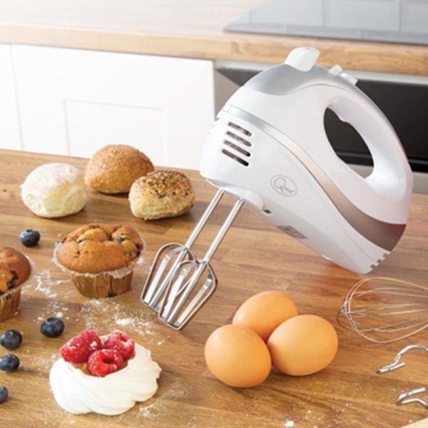 QUEST PROF HAND MIXER WHT/SLIVER 35890