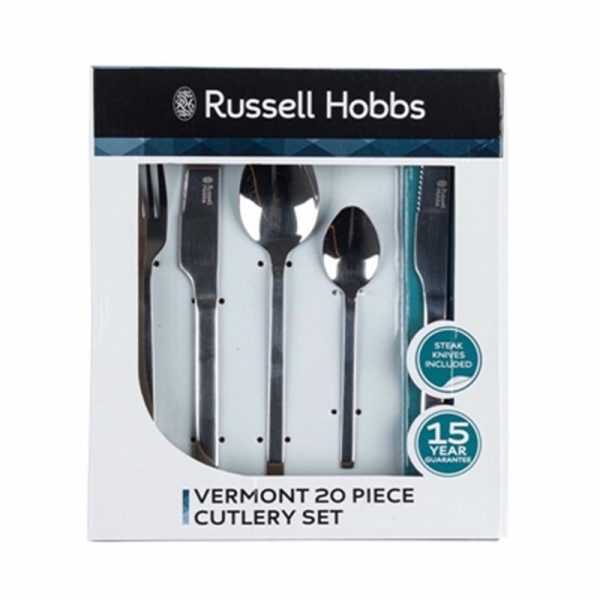 RUSSELL HOBBS VERMONT CUTLERY SET 20PC