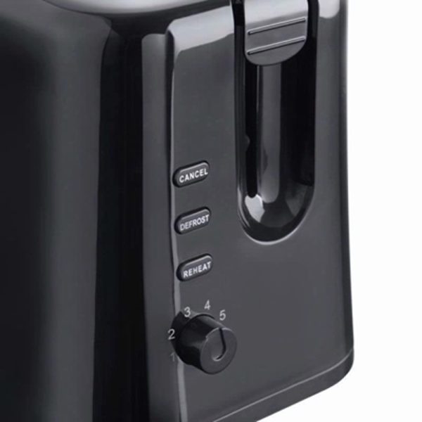 QUEST BLACK TOASTER 2 SLICE 34289