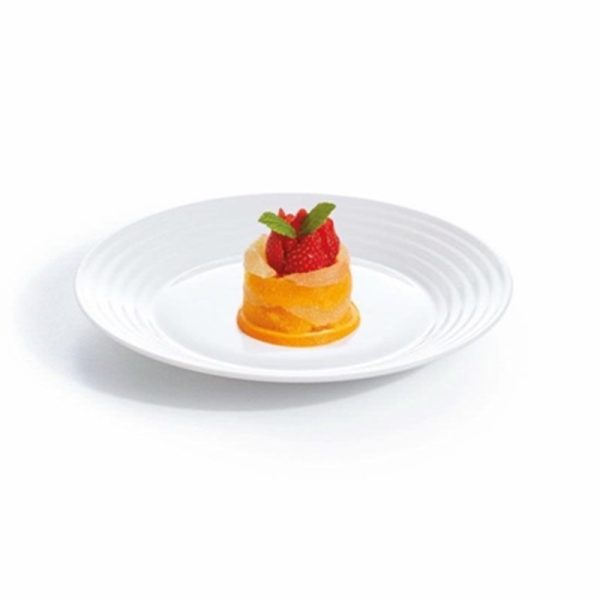 LUMINARC HARENA DESSERT PLATE 19CM WHITE